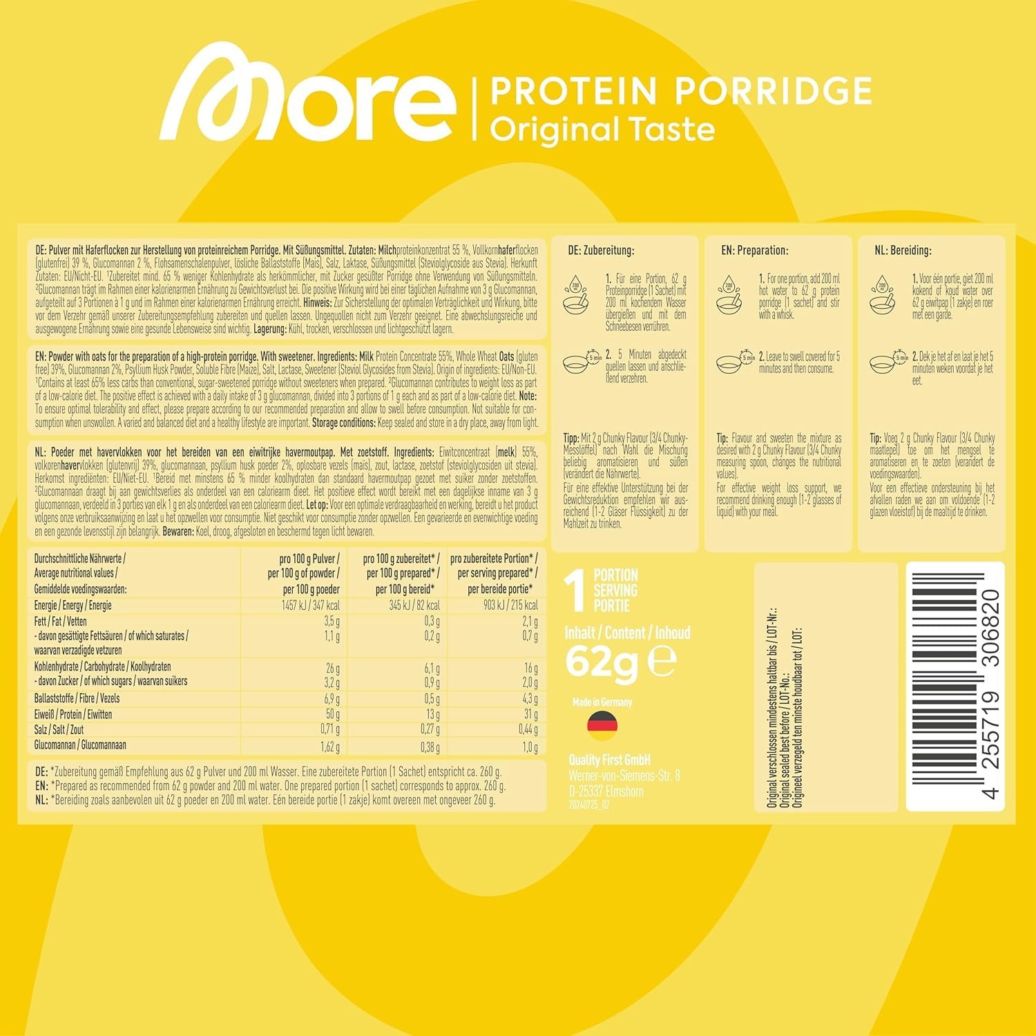 XXL Protein Box - Nutrition - (Zerup, Clear Whey, Protein Iced Coffee, Protein Milkshake, Protein Sahne, Protein Grie?pudding, Protein Pudding, Shaker) – Bild 3